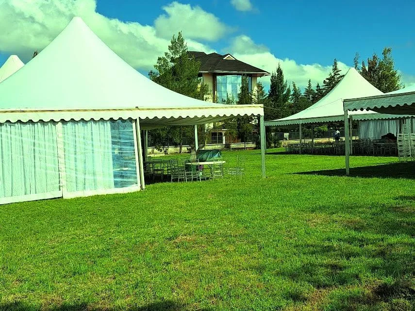 Outdoor event grounds at the resort