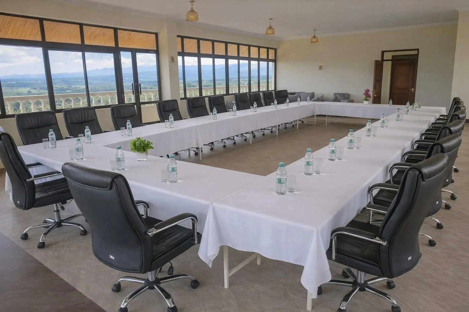 Mt Kenya conference hall setup